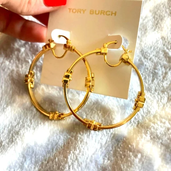 Tory Burch Serif T Hoops - Picture 2 of 4